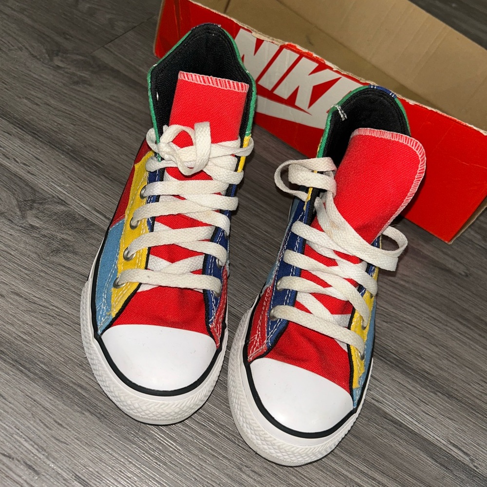 Colorful High-Top Converse All Star Sneakers